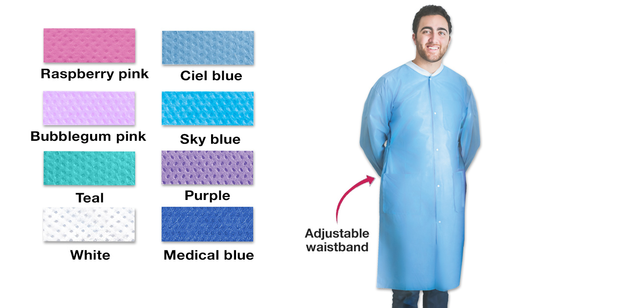 FitMe disposable lab coats