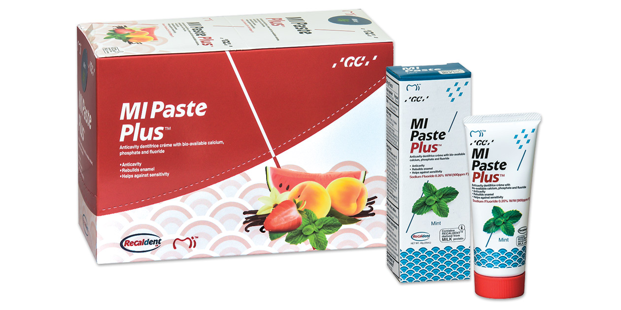 GC MI Paste Plus Oral Topical Crème w/ Sodium Fluoride 0.20% (900 ppm) 40g  Tube